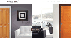 Desktop Screenshot of navrangdoors.com